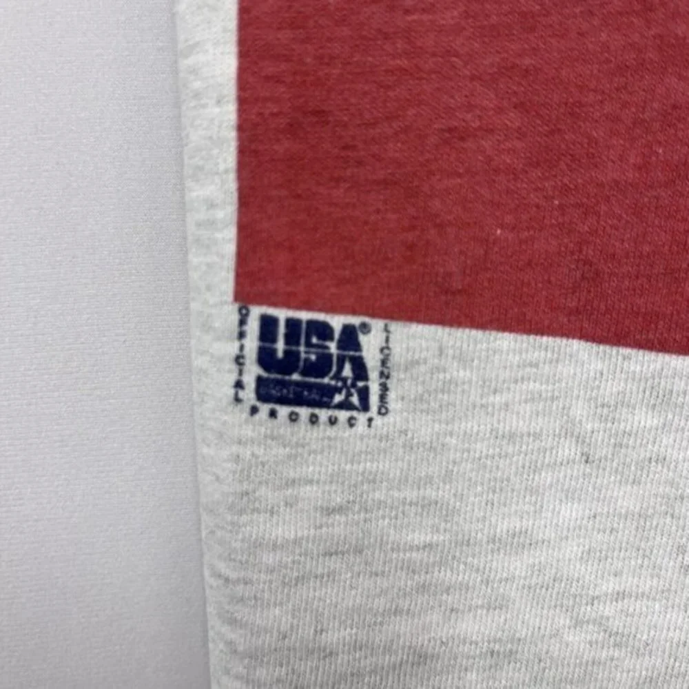 Vtg USA Basketball #1 Dream Team Men's T-Shirt Single Stitch Salem Sportswear M‎